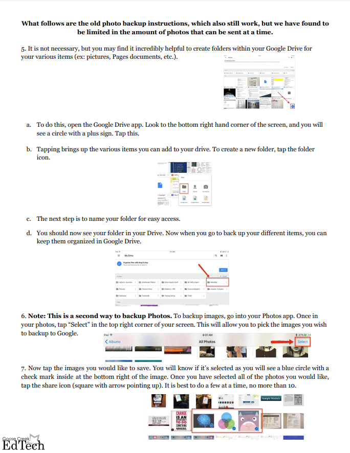 Backing Up iPad to Google Drive UPDATED 4-24-24 page 2